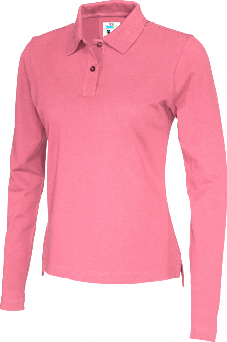 Cottover - Eco Cotton Ls Pique Polo Woman - Pink