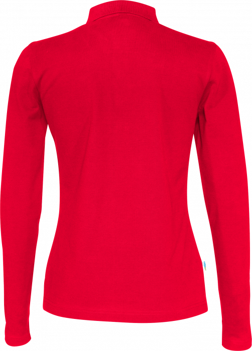 Cottover - Eco Cotton Ls Pique Polo Woman - Red