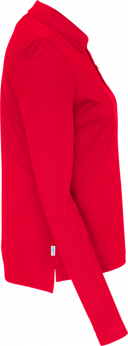 Cottover - Eco Cotton Ls Pique Polo Woman - Red