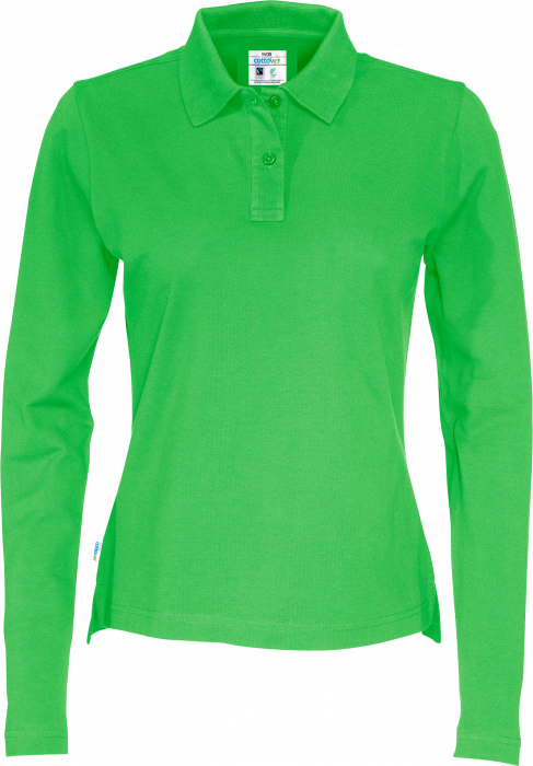 Cottover - Eco Cotton Ls Pique Polo Woman - Green