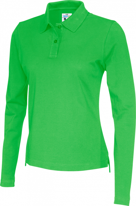 Cottover - Eco Cotton Ls Pique Polo Woman - Green