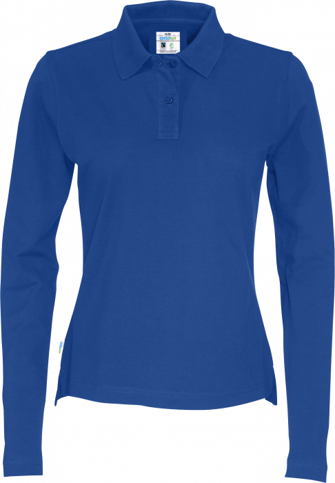 Cottover - Eco Cotton Ls Pique Polo Woman - Marinho