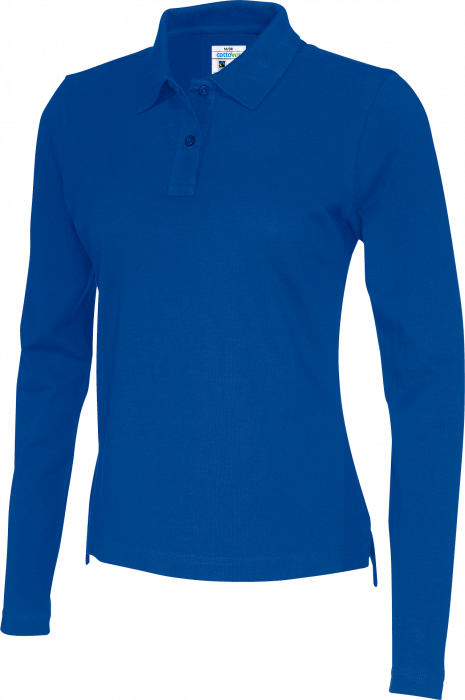 Cottover - Eco Cotton Ls Pique Polo Woman - Navy