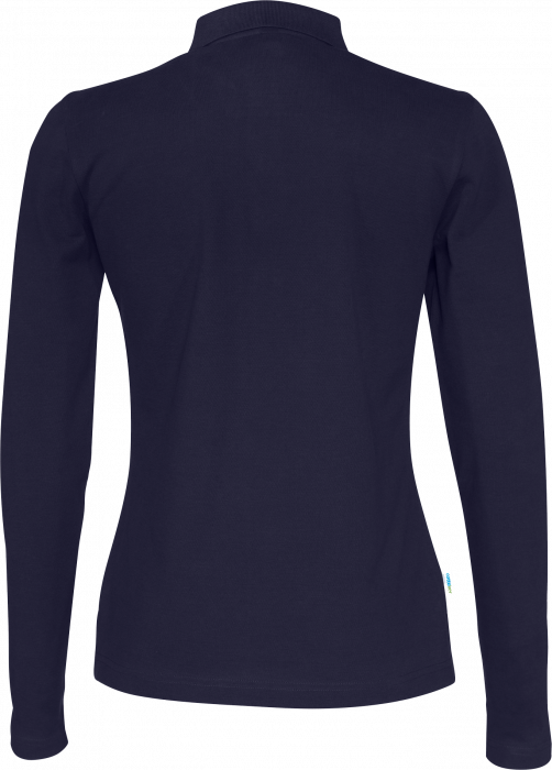 Cottover - Eco Cotton Ls Pique Polo Woman - Marine