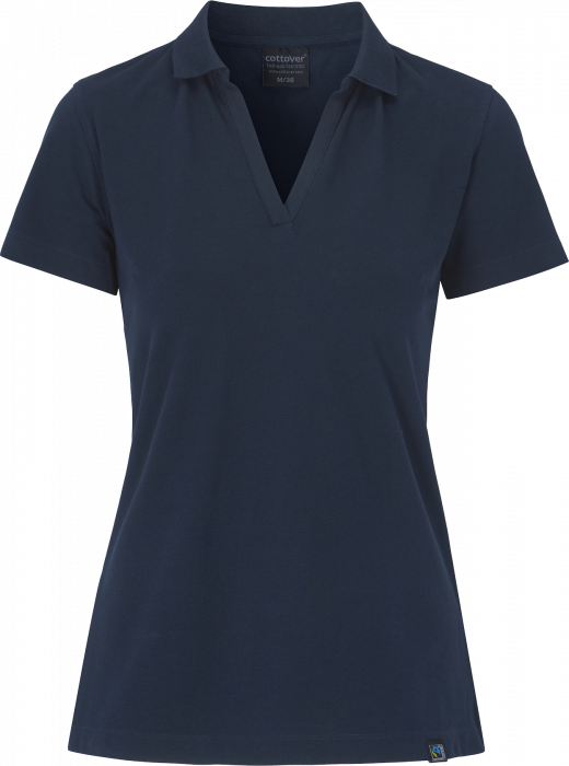 Cottover - Eco Cotton Stretch Pique Polo Woman - Marin