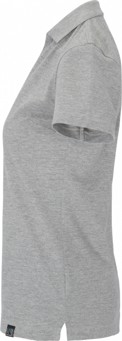 Cottover - Eco Cotton Stretch Pique Polo Woman - Grey Melange