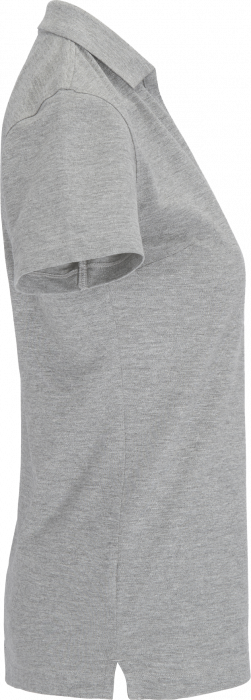 Cottover - Eco Cotton Stretch Pique Polo Woman - Grey Melange