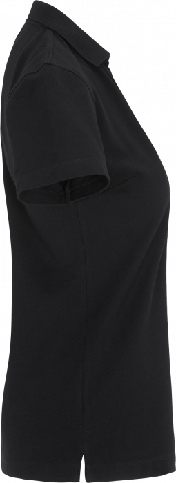Cottover - Eco Cotton Stretch Pique Polo Woman - Black