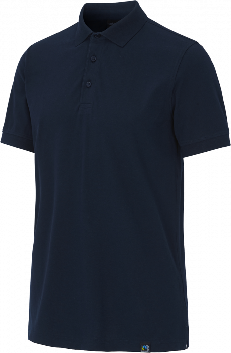 Cottover - Eco Cotton Stretch Pique Polo Man - Marino