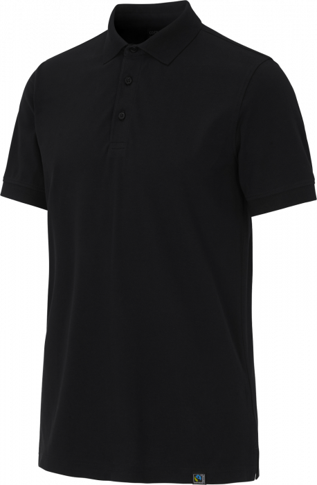 Cottover - Eco Cotton Stretch Pique Polo Man - Black
