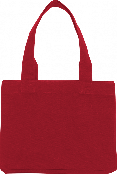 Cottover - Small Canvas Tote Bag Short Handle - Red