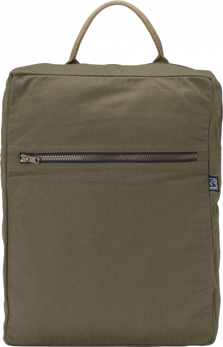 Cottover - Canvas Daypack Backpack - DK Olive