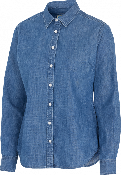 Cottover - Denim Shirt Woman - Denim Blue