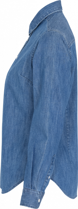 Cottover - Denim Shirt Woman - Denim Blue