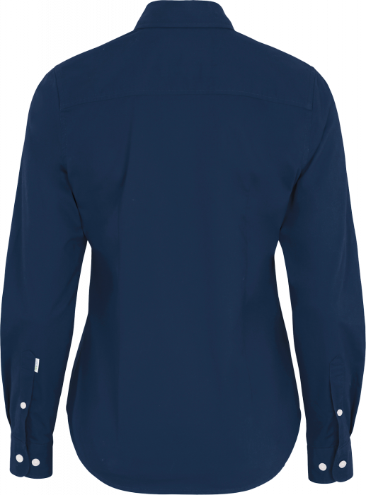 Cottover - &Oslash;kologisk Bomulds Twill Skjorte Dame - Navy
