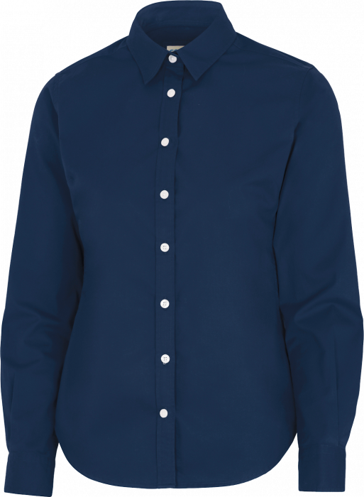 Cottover - &Oslash;kologisk Bomulds Twill Skjorte Dame - Navy