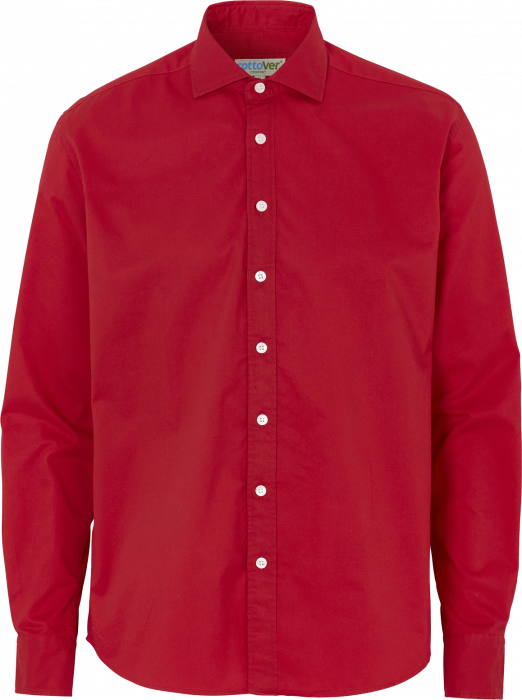 Cottover - Twill Shirt Comfort Fit - Red