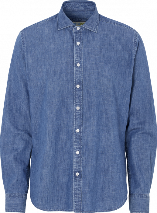 Cottover - Eco Denim Shirt Slim Fit - Denim Blue