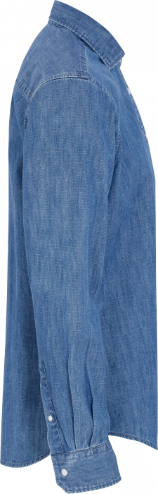 Cottover - Eco Denim Shirt Slim Fit - Denim Blue