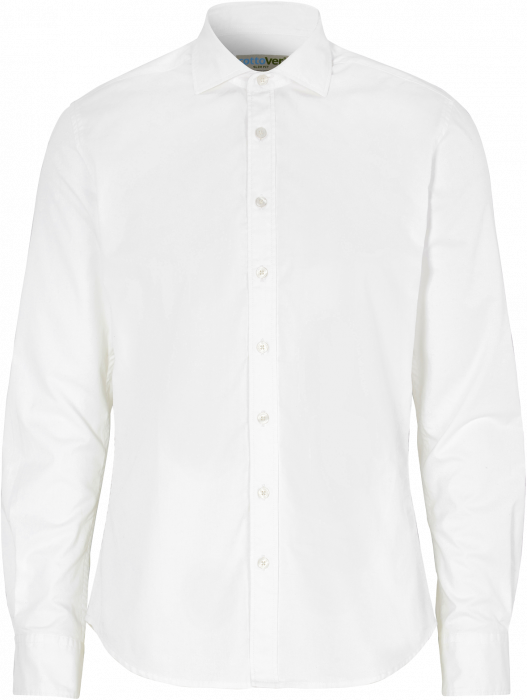 Cottover - Twill Shirt Slim Fit - White