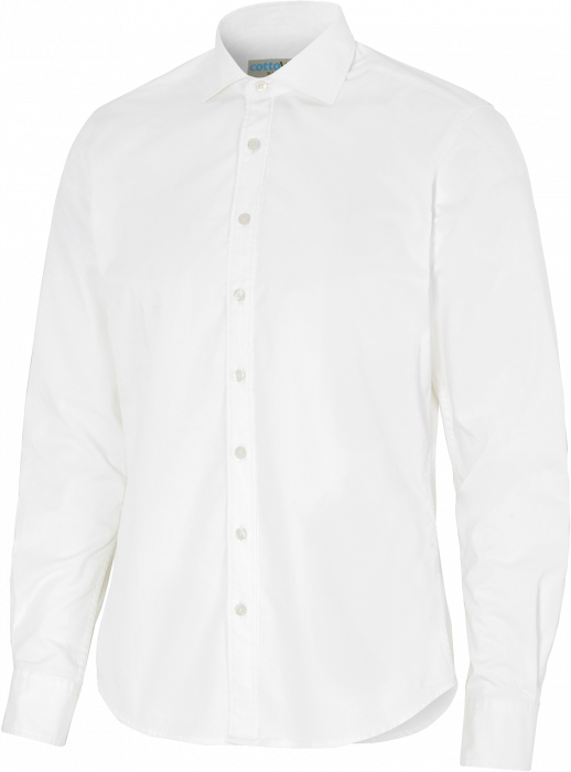 Cottover - Twill Shirt Slim Fit - White