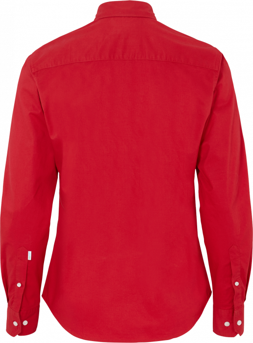 Cottover - Twill Shirt Slim Fit - Red