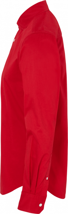 Cottover - Twill Shirt Slim Fit - Red