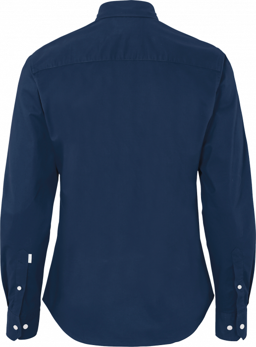 Cottover - Twill Shirt Slim Fit - Marino