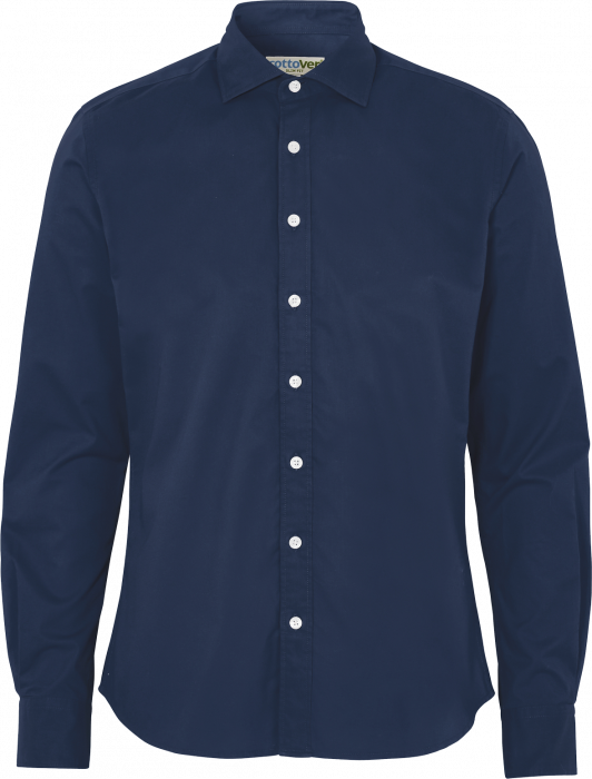 Cottover - Twill Shirt Slim Fit - Navy