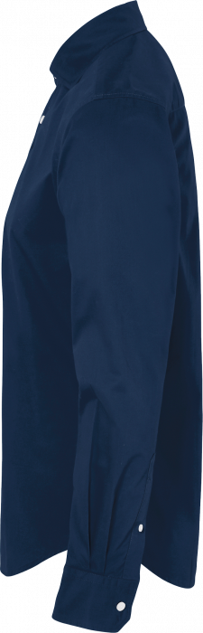 Cottover - Twill Shirt Slim Fit - Marino