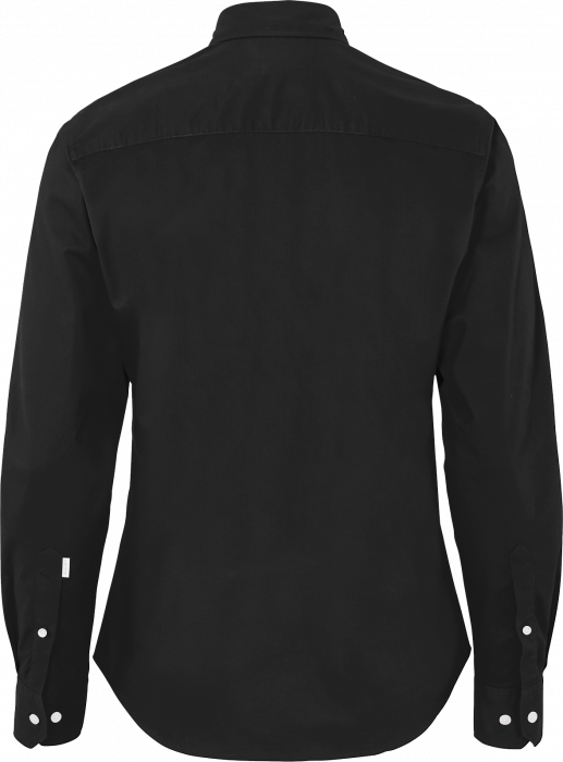 Cottover - Twill Shirt Slim Fit - Black