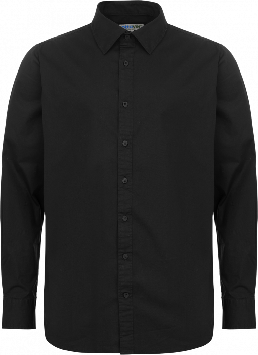 Cottover - Poplin Shirt Slim Fit - Black