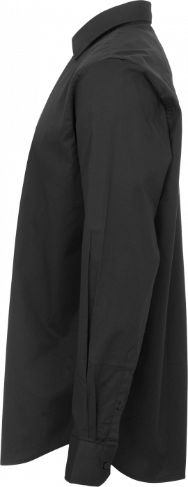 Cottover - Poplin Shirt Slim Fit - Black