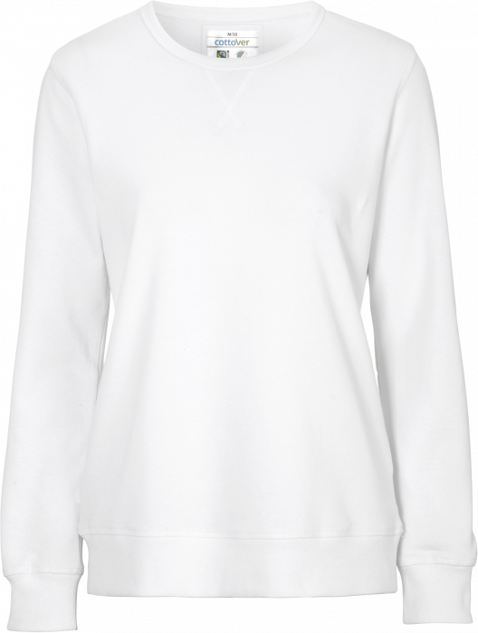 Cottover - Eco Cotton Sweatshirt Woman - White