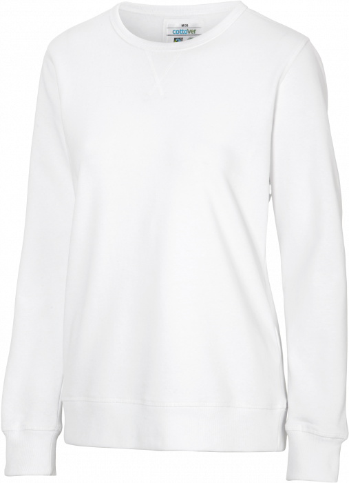 Cottover - Eco Cotton Sweatshirt Woman - White
