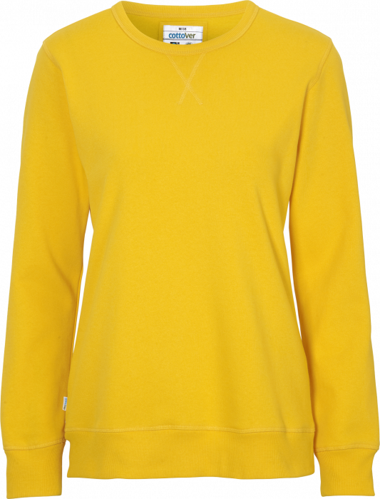 Cottover - Eco Cotton Sweatshirt Woman - Yellow