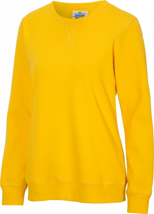 Cottover - Eco Cotton Sweatshirt Woman - Yellow