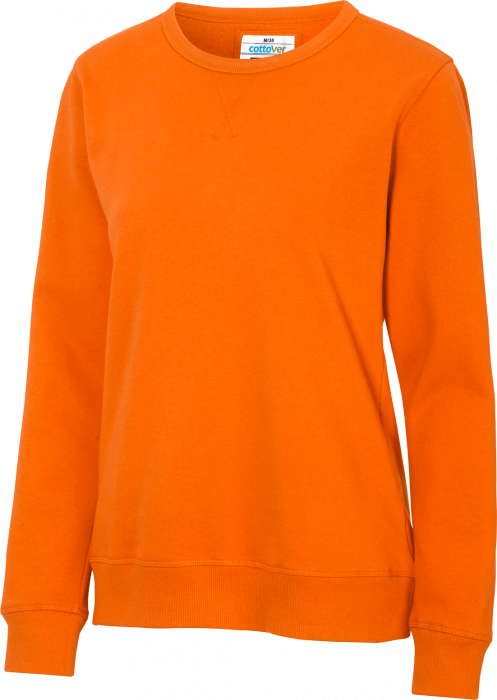 Cottover - Eco Cotton Sweatshirt Woman - Orange