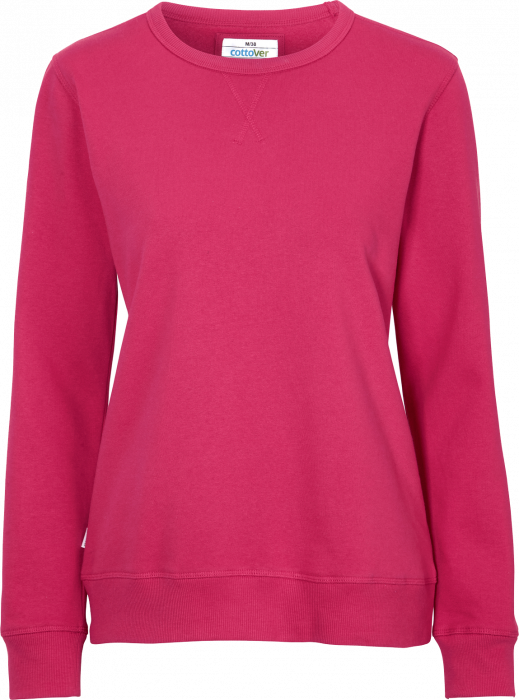 Cottover - Eco Cotton Sweatshirt Woman - Dark Cerise