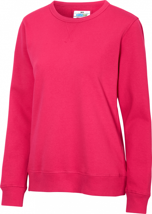 Cottover - Eco Cotton Sweatshirt Woman - Dark Cerise