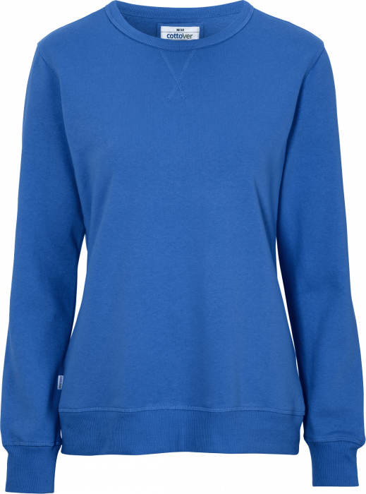 Cottover - Eco Cotton Sweatshirt Woman - Royal Blue