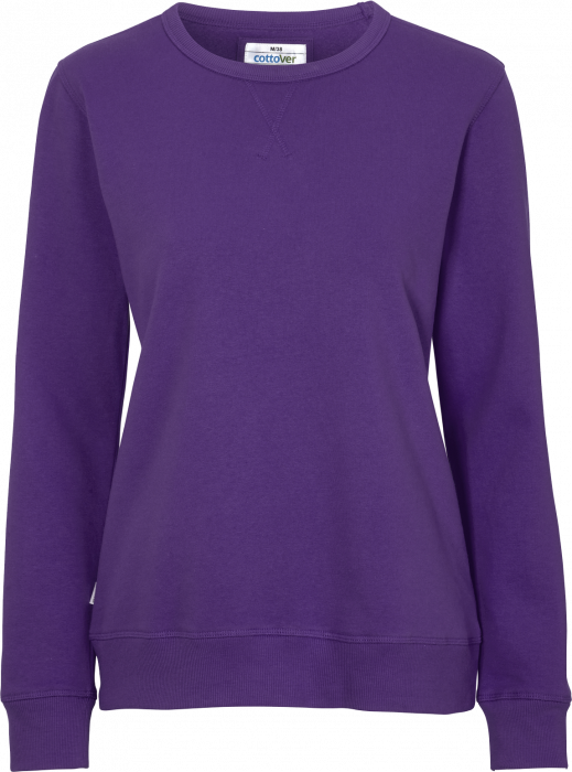 Cottover - Eco Cotton Sweatshirt Woman - Purple