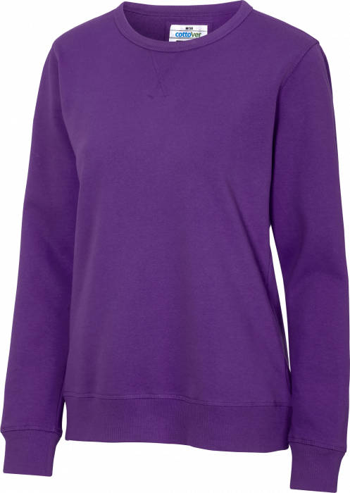 Cottover - Eco Cotton Sweatshirt Woman - Purple