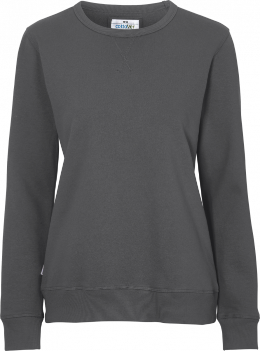 Cottover - Eco Cotton Sweatshirt Woman - Charcoal