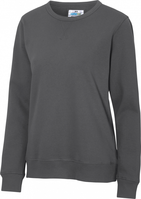 Cottover - Eco Cotton Sweatshirt Woman - Charcoal