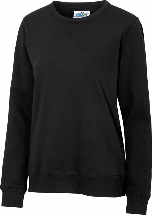 Cottover - Eco Cotton Sweatshirt Woman - Black