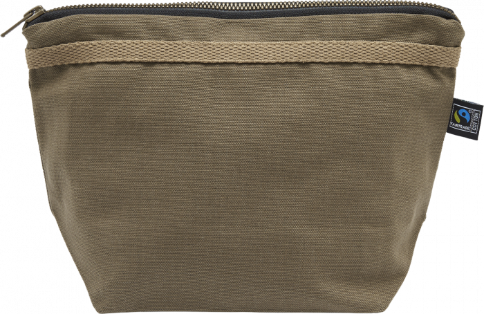 Cottover - Canvas Toilet Case - DK Olive