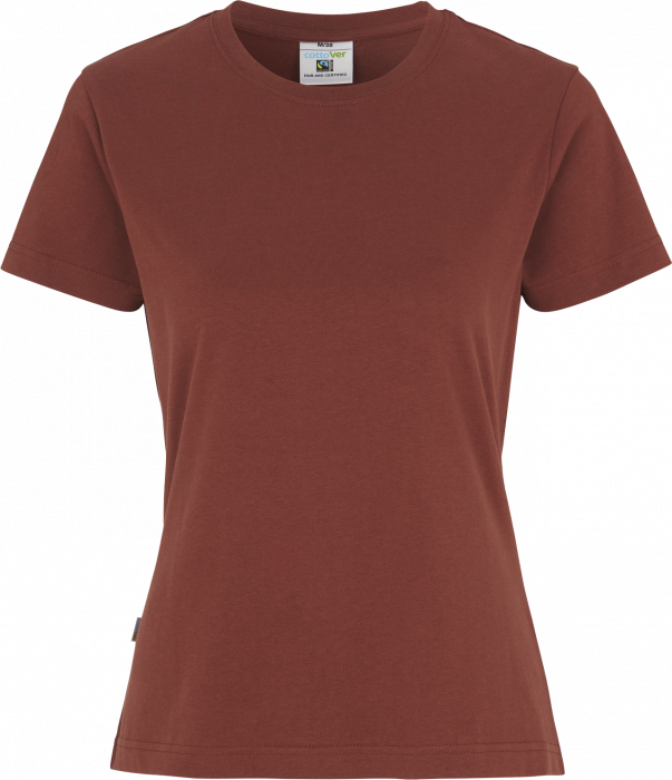 Cottover - Eco T-Shirt Women - Rust Red