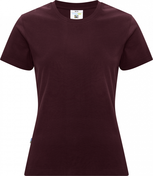 Cottover - Eco T-Shirt Women - Burgundy