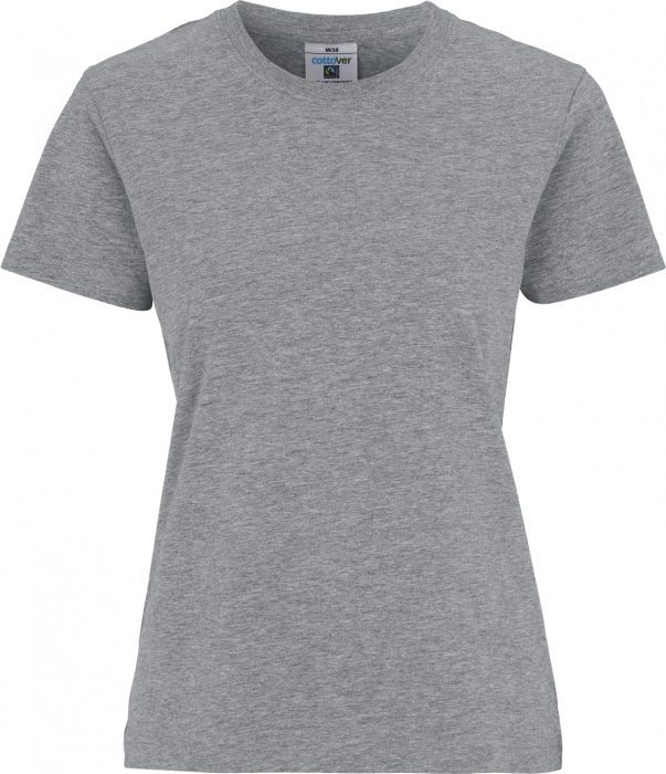 Cottover - Eco T-Shirt Women - Grey Melange